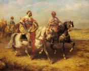 阿道夫 施赖尔 : Arab Chieftain And His Entourage